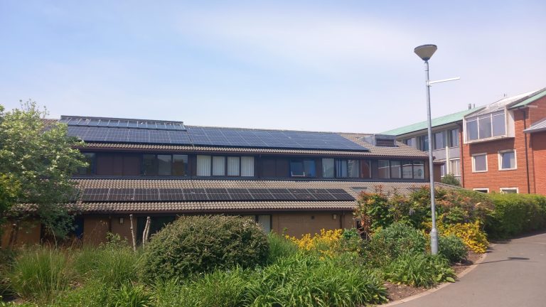 Solar PV on university building