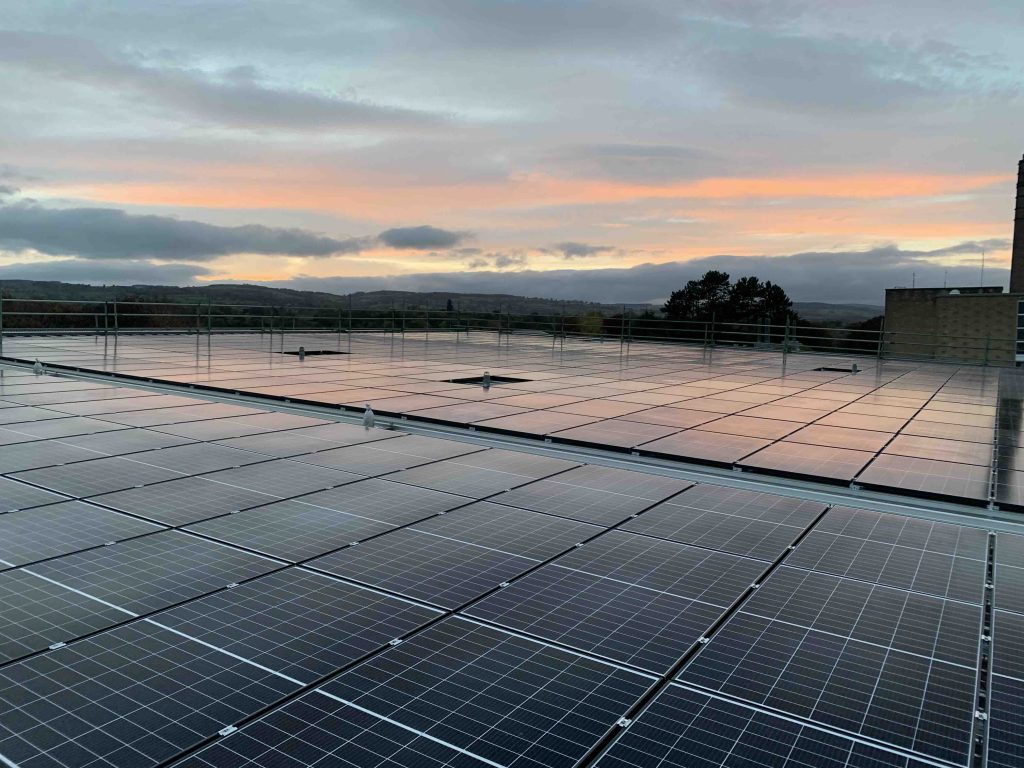 Solar Panels on Hospital in Shropshire