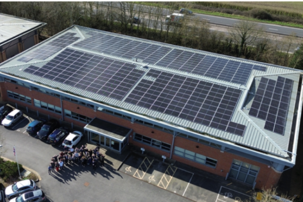 Solar panels on council offices