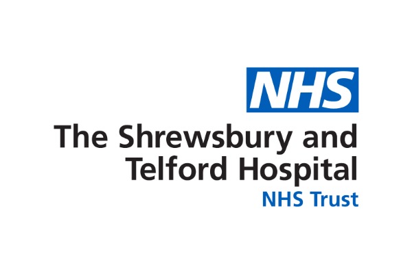 Shrewsbury and Telford Hospital NHS Trust logo used in the Princess Royal Hospital Telford solar canopy case study.